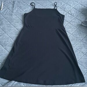 Bluenotes Black Tank Top Flared Skater Dress
